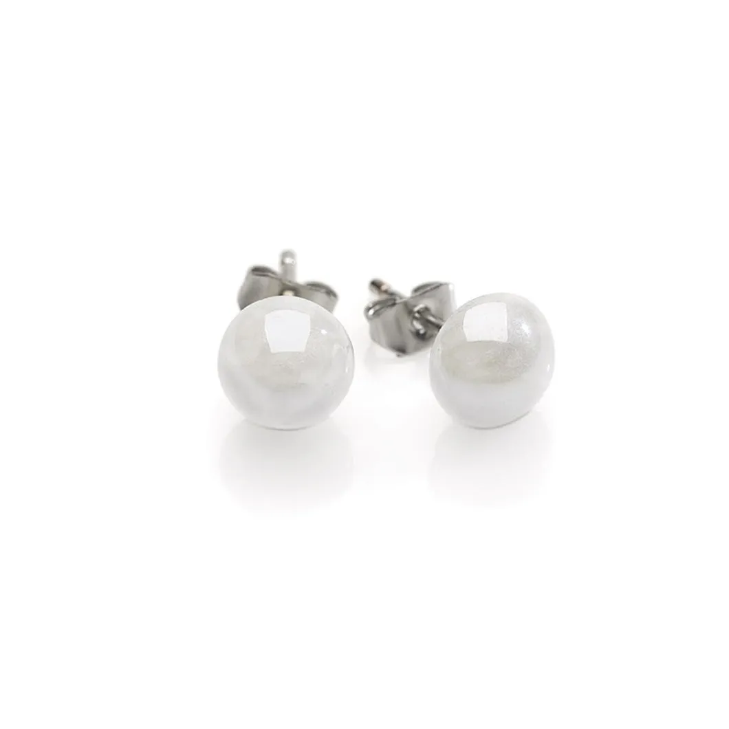 Antica Murrina Earrings Perleadi White