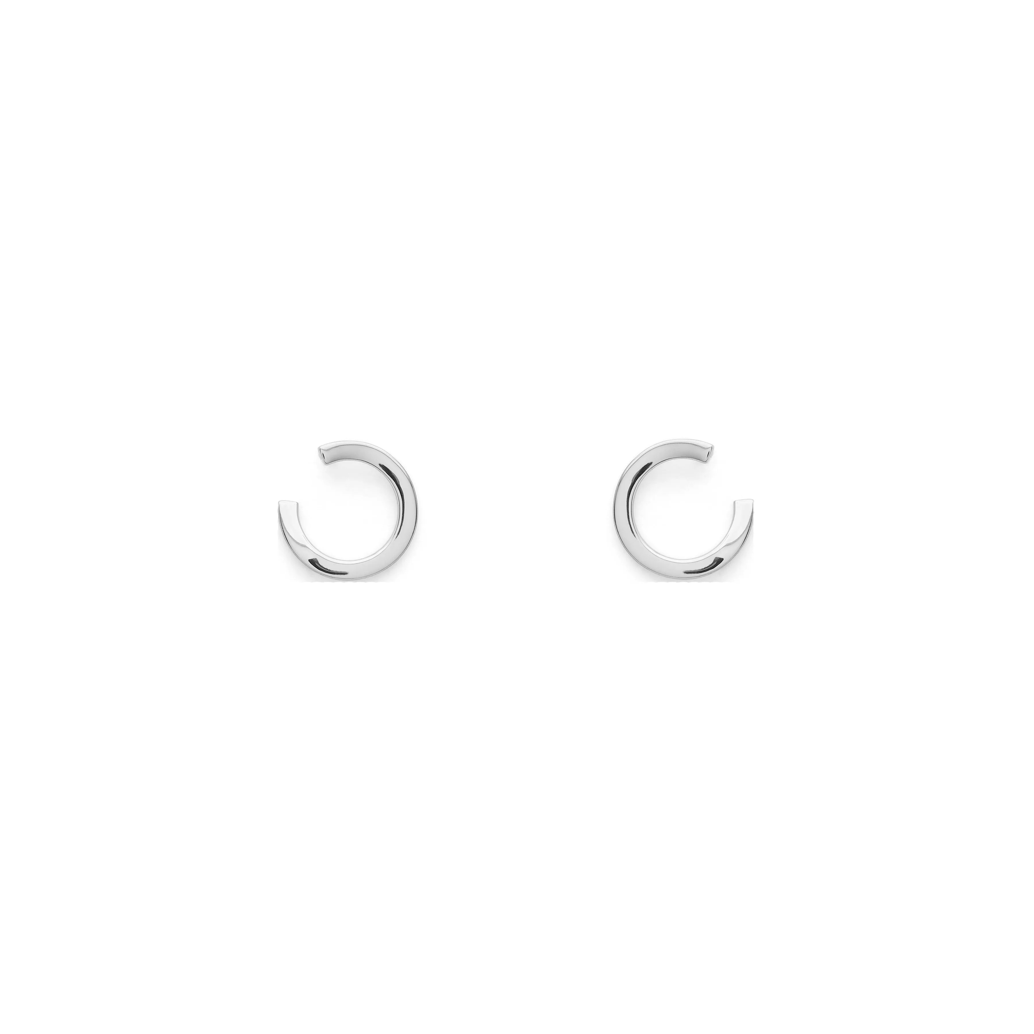 Audrey illusion earrings (gold or silver)