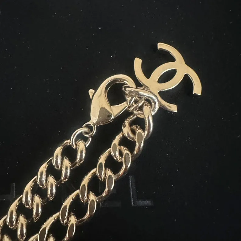 Chanel Gold Coco Choker Necklace