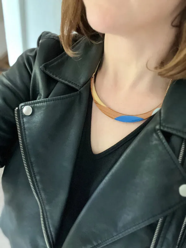 Choker Style Necklace in 4 Colourways