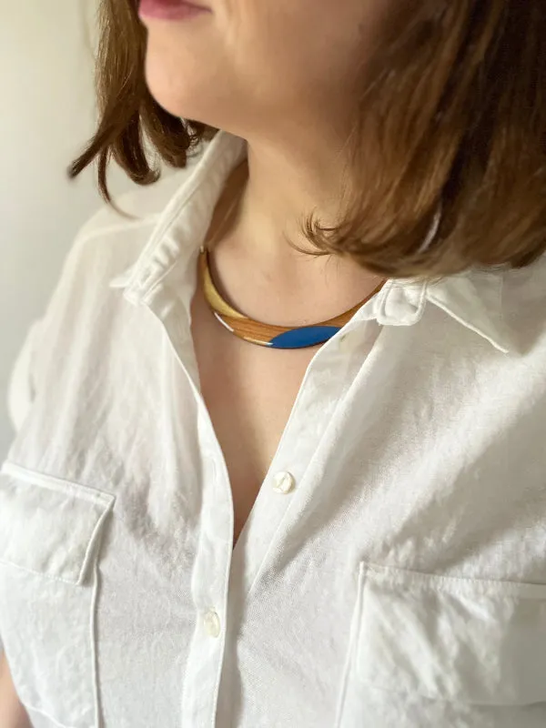 Choker Style Necklace in 4 Colourways