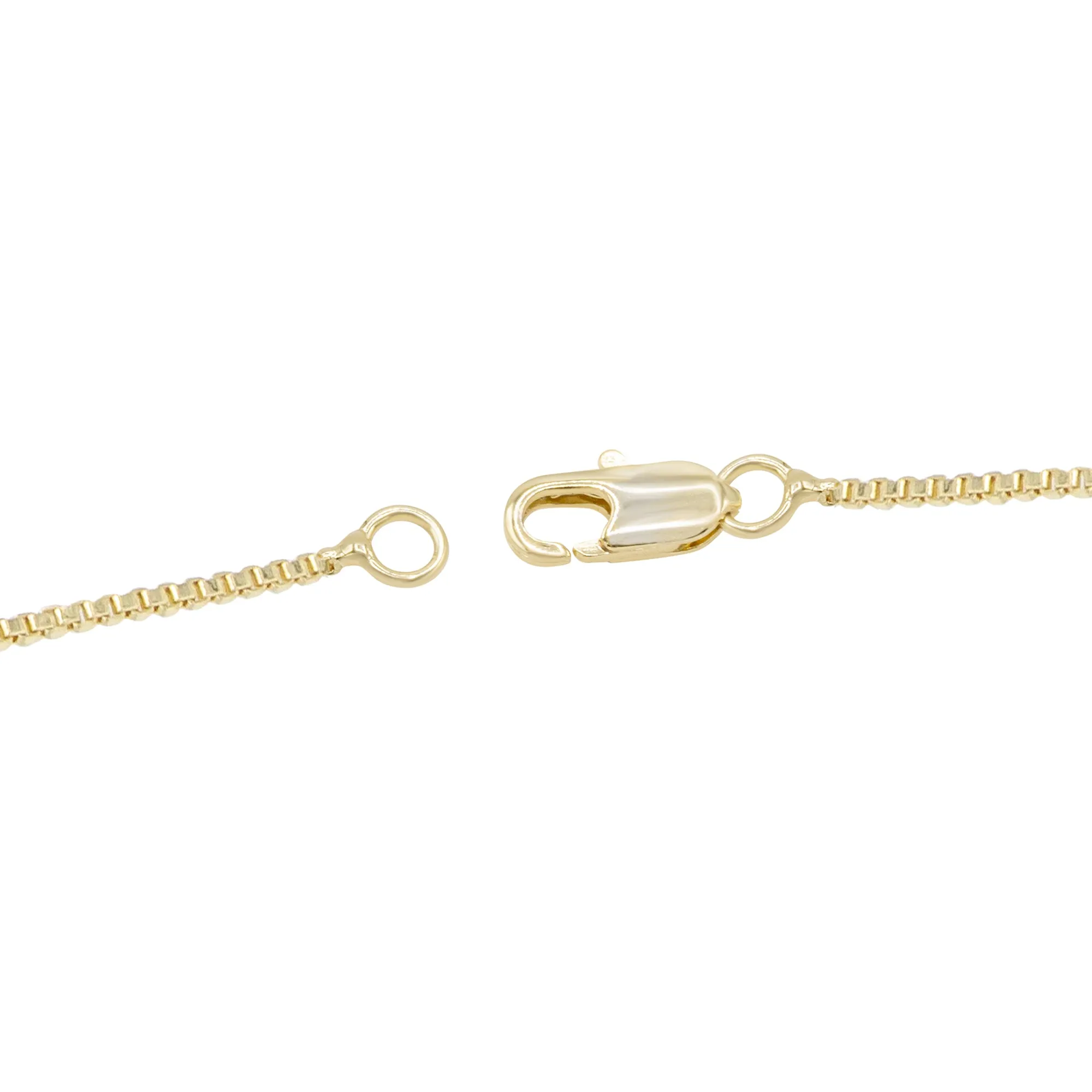 Cubic Zirconia 14K Gold Filled Voluminous Heart Pendant Necklace Set