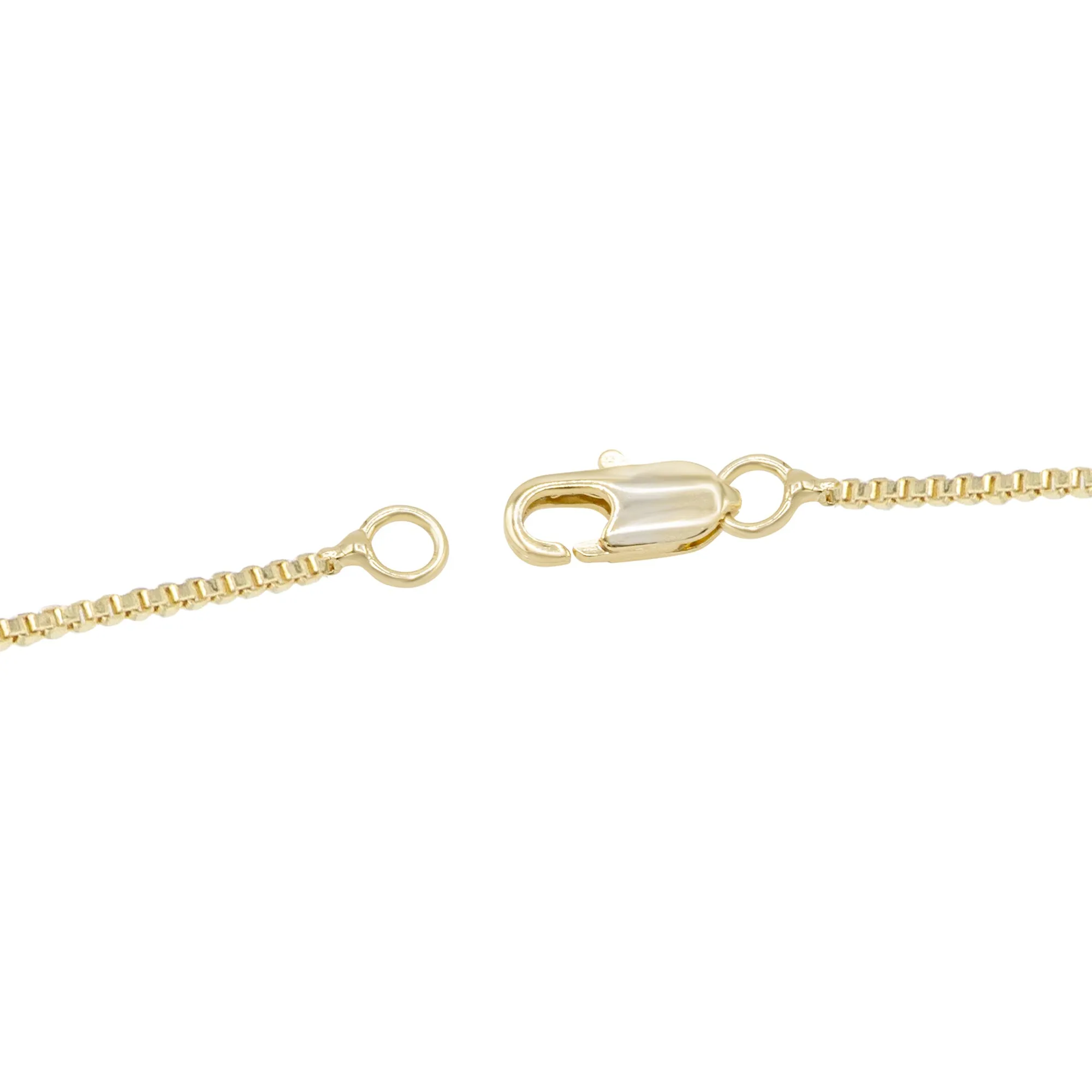 Cubic Zirconia Bow Tie Pendant 14K Gold Filled Necklace Set