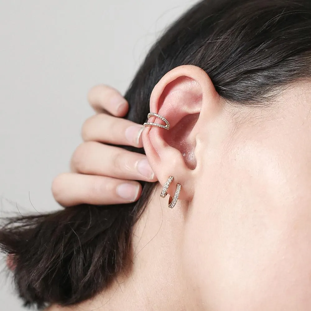 Eternity Hoop Earrings