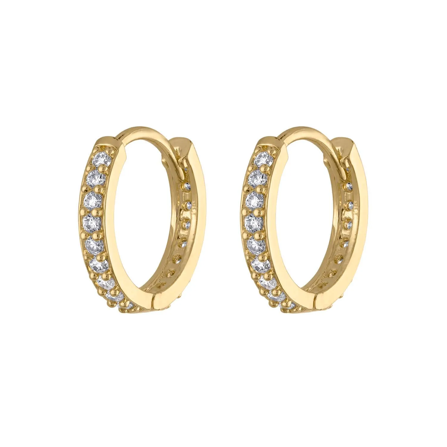 Eternity Hoop Earrings
