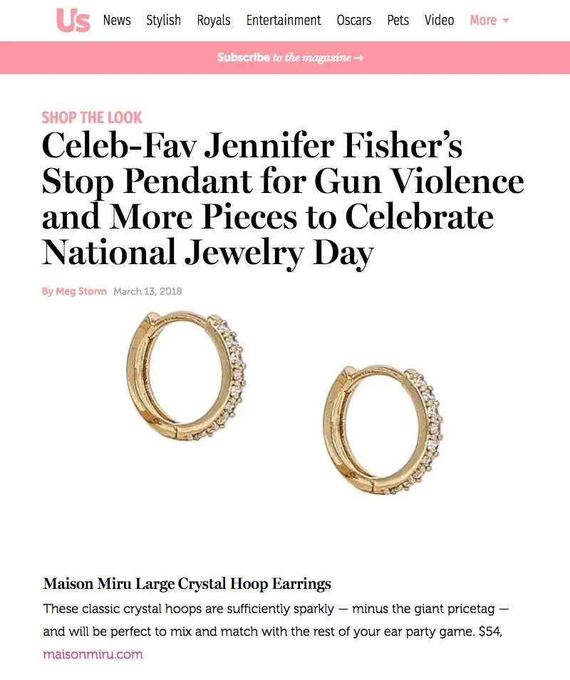 Eternity Hoop Earrings