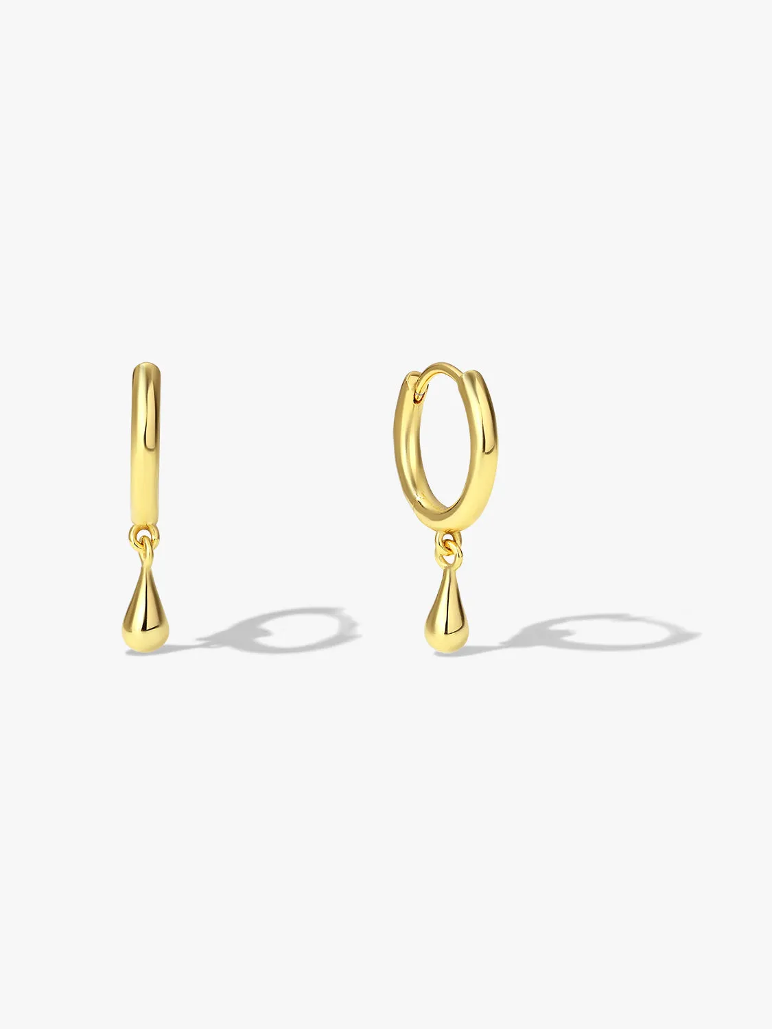 Gold Teardrop Drops