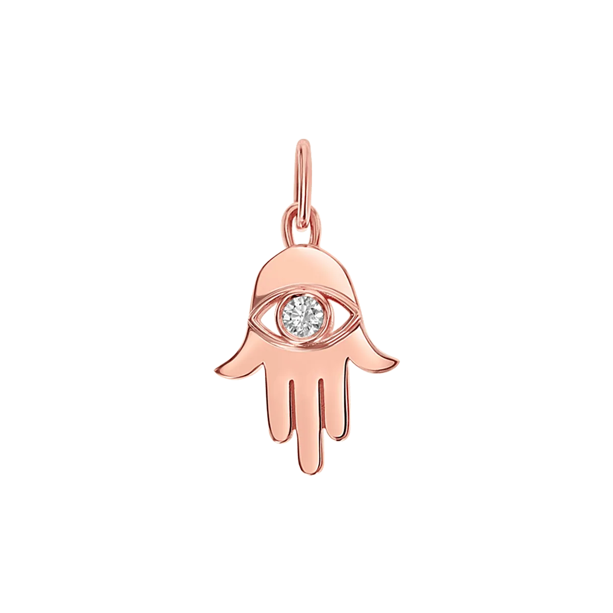 Hamsa Hand with Gemstone Pendant