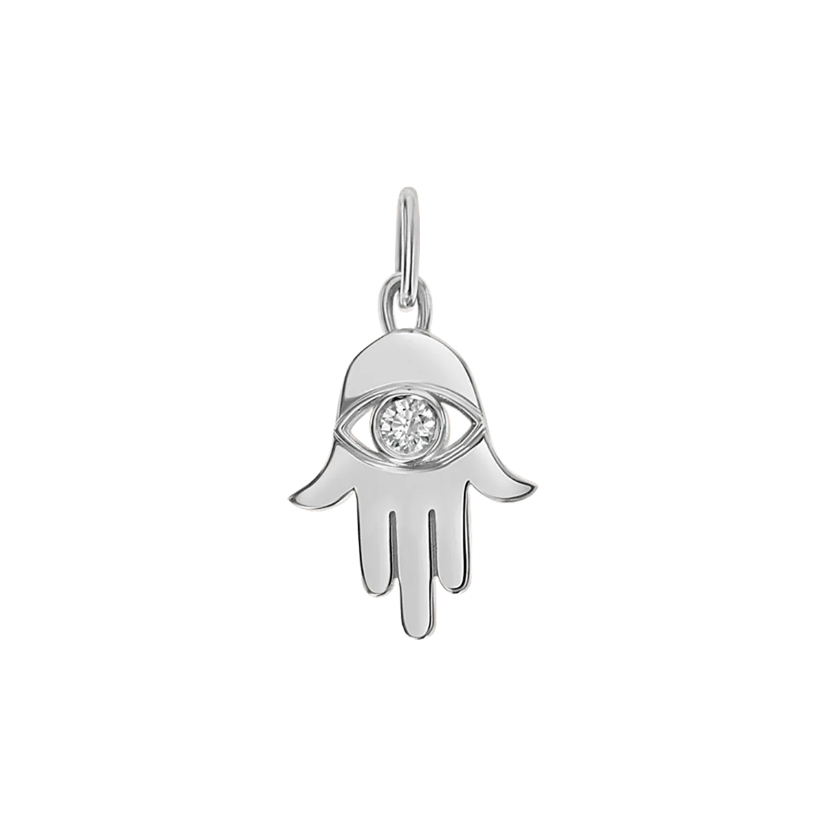 Hamsa Hand with Gemstone Pendant