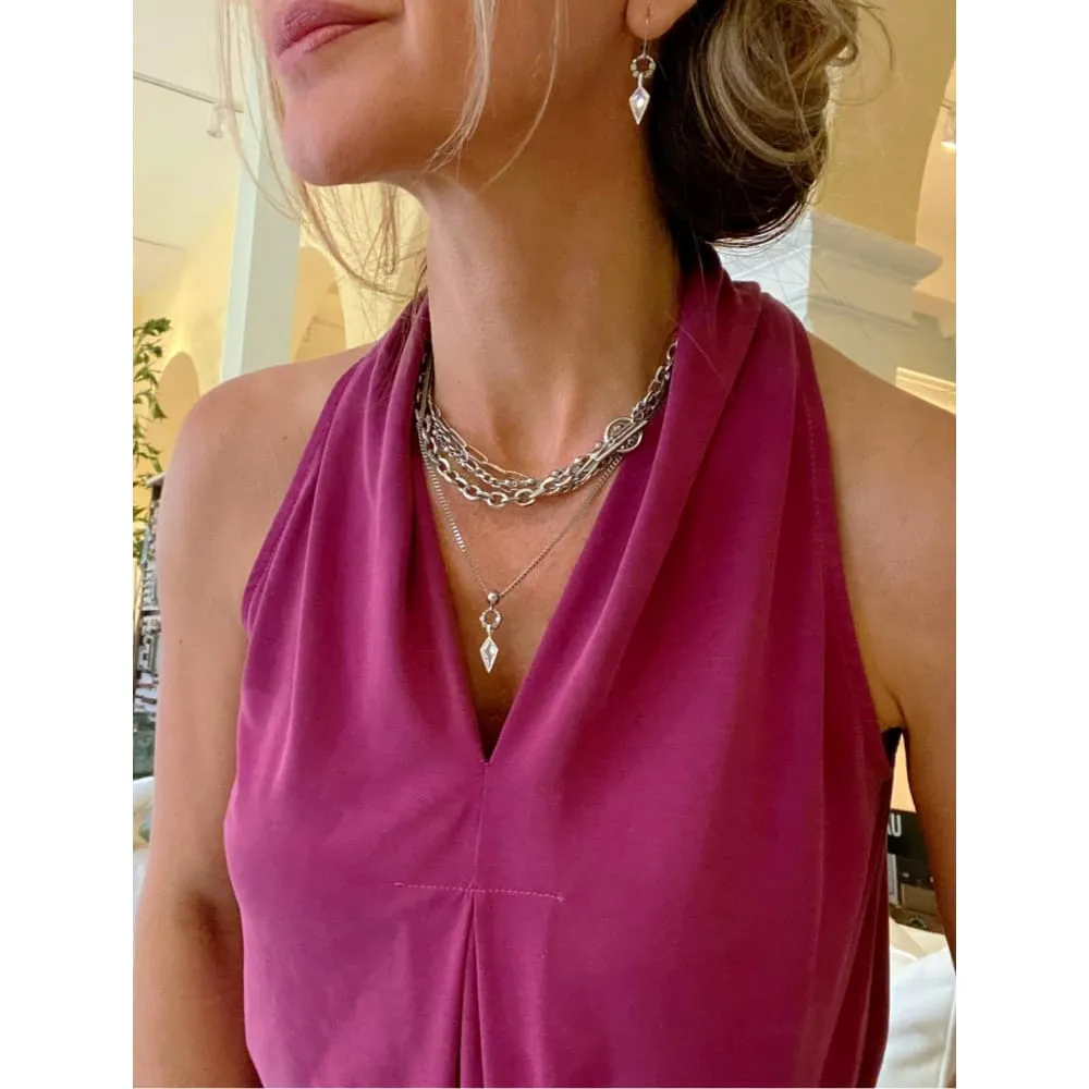 LOURDE SILVER CHOKER