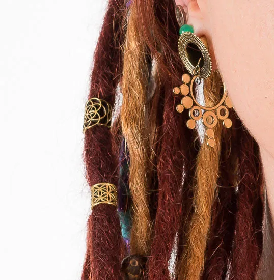 Seed of Life Dread Bead / Ear Cuff