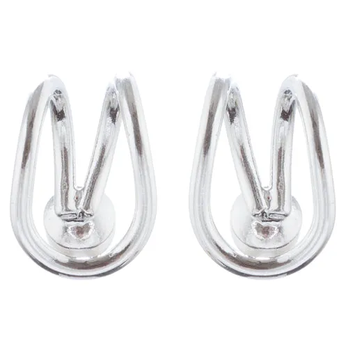 Simple Trendy  Pearl Fashion Ear Cuff E1006 Silver