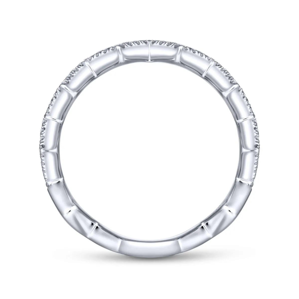 Zig Zag Diamond Ring 14K